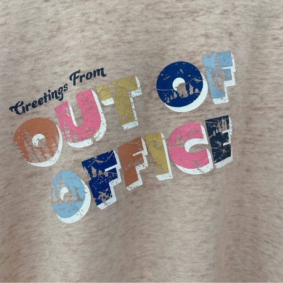 C&C CALIFORNIA Out Of Office Burnout Top Long Sleeve Medium - Picture 2 of 5